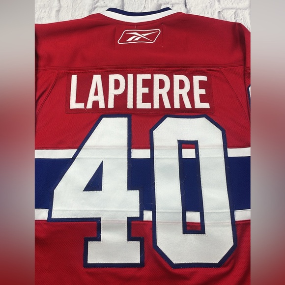 Montreal Canadiens Maxim Lapierre #40 Reebok NHL Hockey Jersey Sz M - Picture 4 of 8
